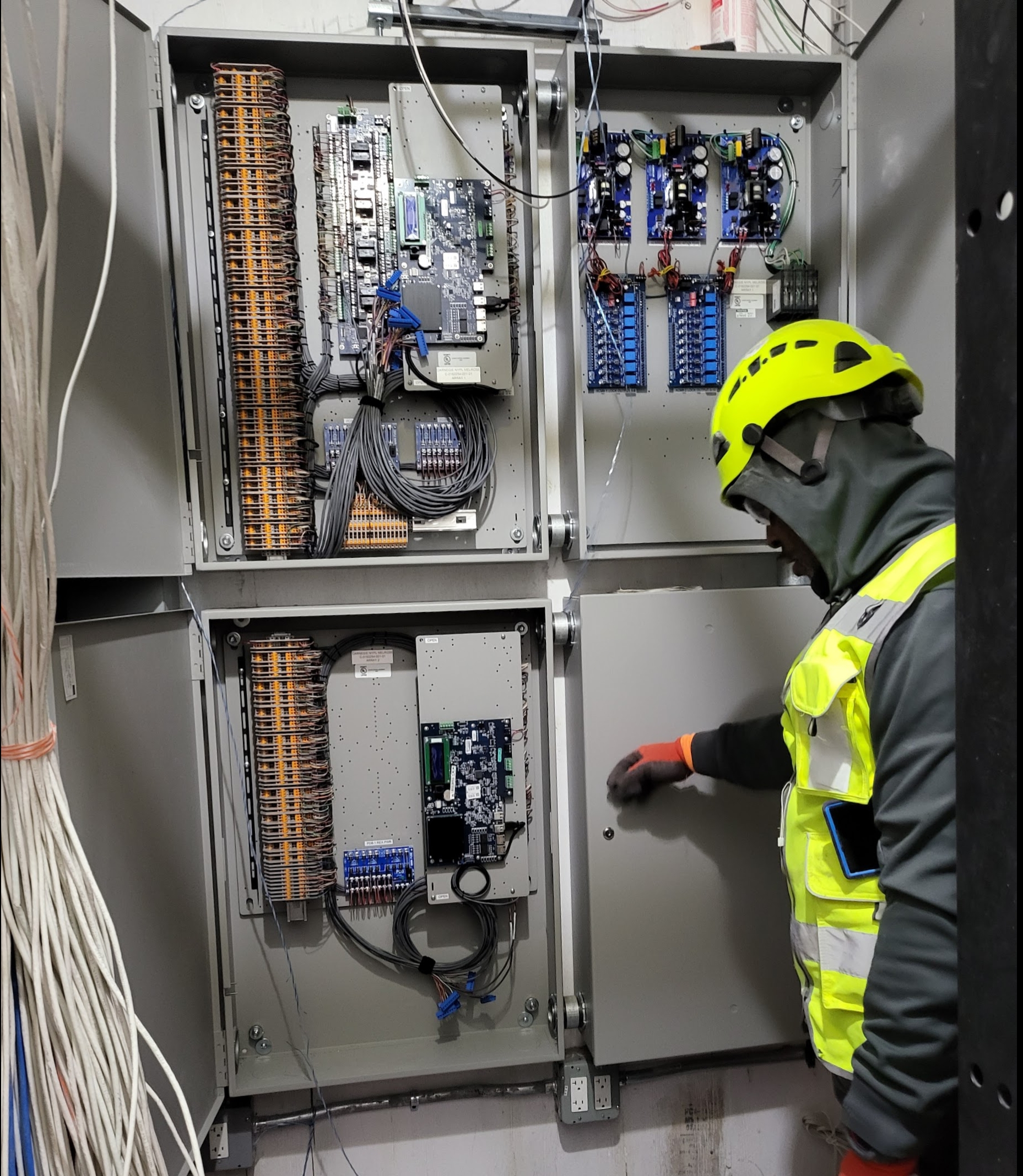 Security closet installation